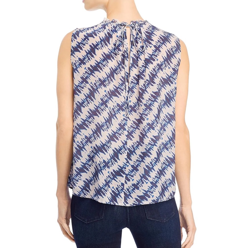 ANTHROPOLOGIE Velvet By Graham & Spencer Tie Dye Blouse $158 MSRP - Picture 2 of 5